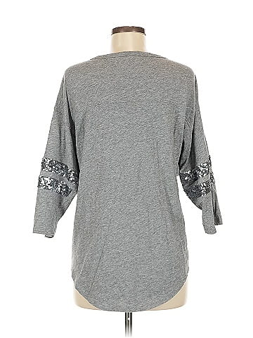 Victoria's Secret Pink 3/4 Sleeve T-Shirt (view 2)