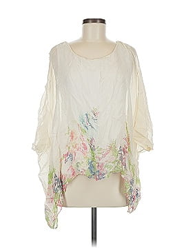 Elena Baldi 3/4 Sleeve Silk Top