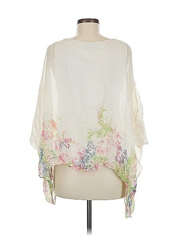 Elena Baldi 3/4 Sleeve Silk Top (view 2)