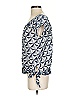 Calvin Klein Blue Short Sleeve Blouse Size S - photo 5