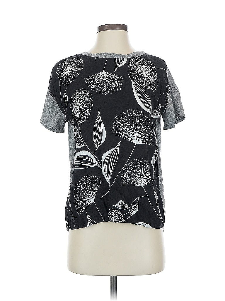 T.LA Pre-owned Short Sleeve Top Gray Scoop Neck Tops