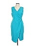 Black Halo Teal Blue Romper Size 12 - photo 1