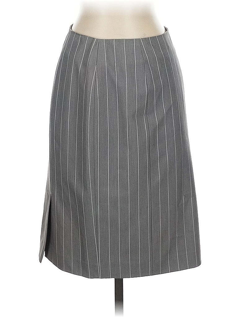 Pre-owned Nine West Formal Skirt In Gray
