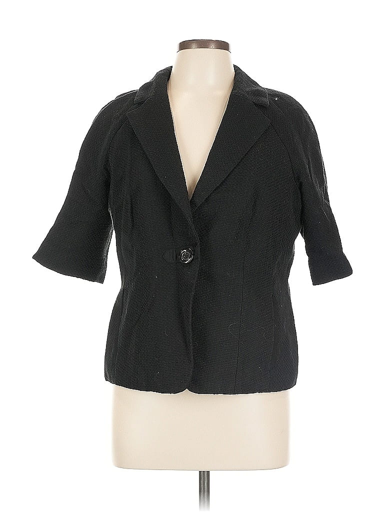 Pre-owned Coldwater Creek Blazer Jacket In Black