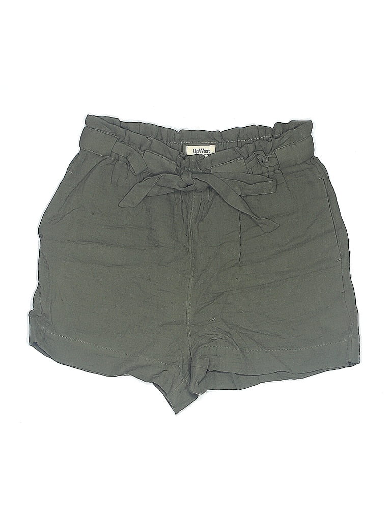 Pre-owned Upwest Khaki Shorts In Green
