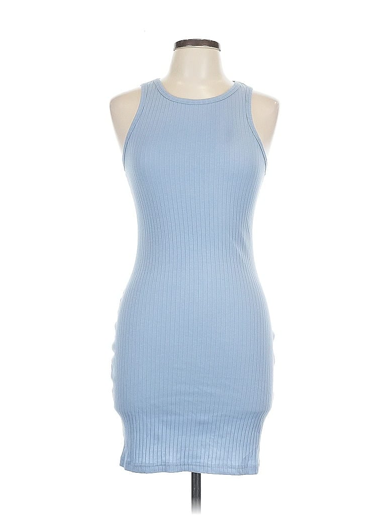 Pre-owned Shein Casual Dress In Blue