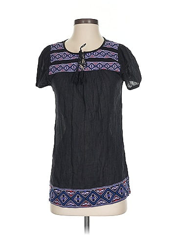 Francesca's Short Sleeve Blouse (view 1)