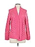 St. John Sport Pink Wool Cardigan Size L - photo 1