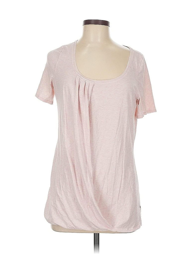 LULULEMON ATHLETICA Pre-owned Short Sleeve T-shirt In Pink