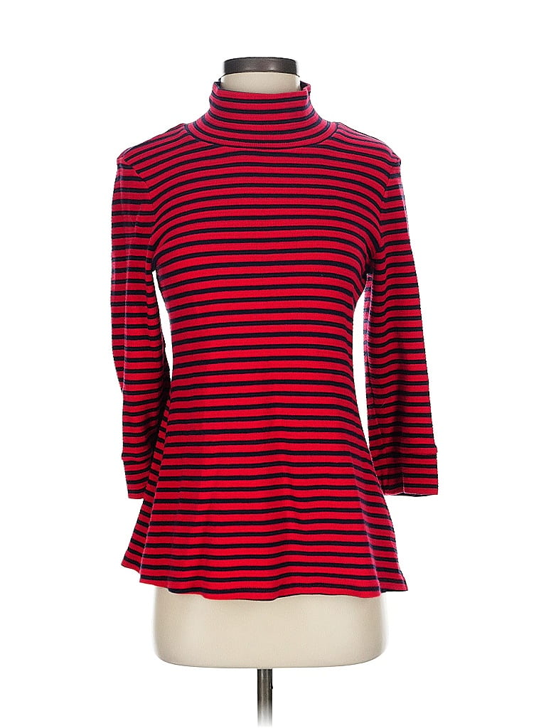 Pre-owned Crown & Ivy Turtleneck Sweater In Red