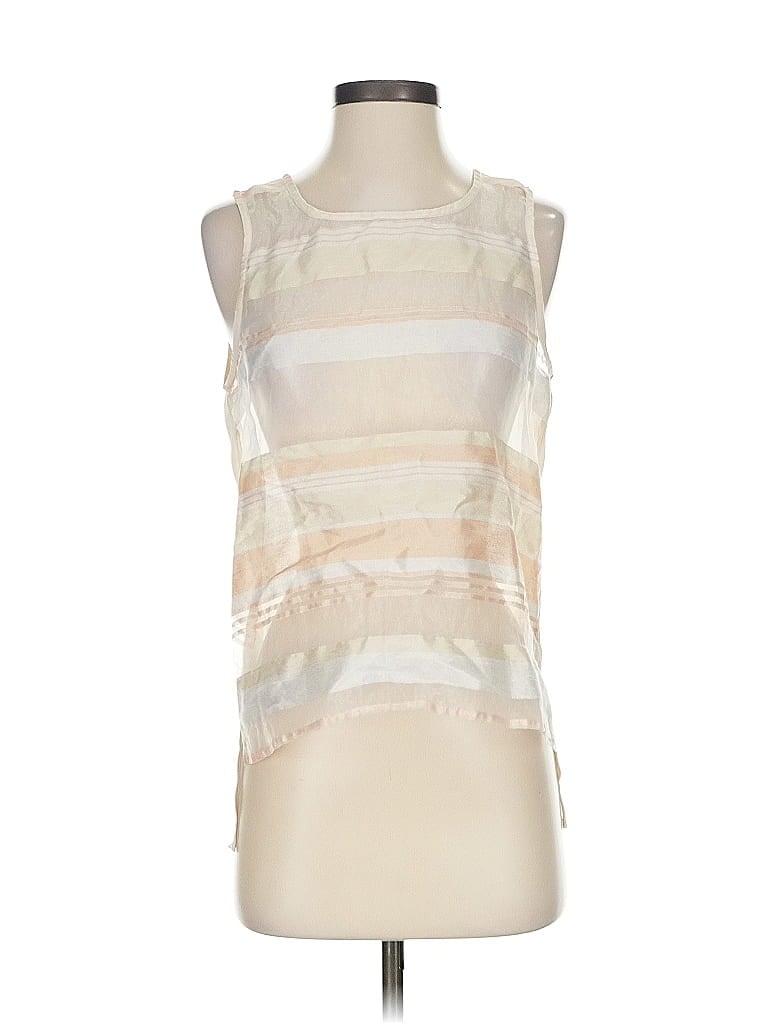 Pre-owned Romeo & Juliet Couture Sleeveless Blouse In White