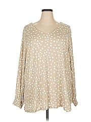Belle By Kim Gravel Long Sleeve Blouse