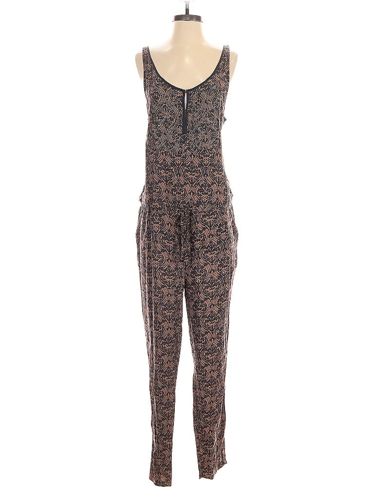 Tiny 100% Rayon Tweed Brown Jumpsuit Size M - photo 1