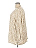Belle By Kim Gravel Polka Dots Tan Long Sleeve Blouse Size 4X - photo 4