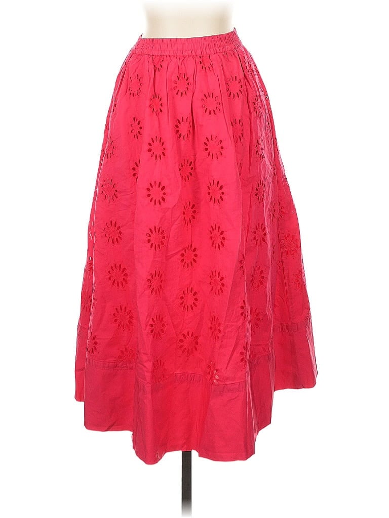 Pre-owned J.crew Factory Store Casual Skirt In Red