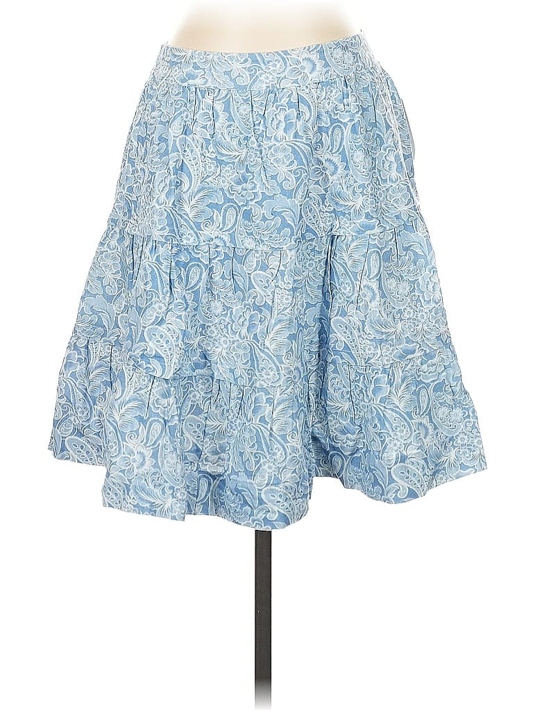Pre-owned Soft Surroundings Casual Skirt In Blue