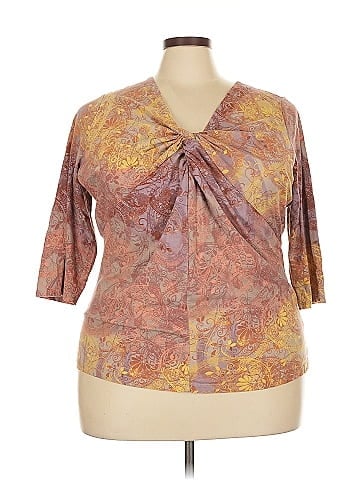 IZOD 3/4 Sleeve Blouse (view 1)