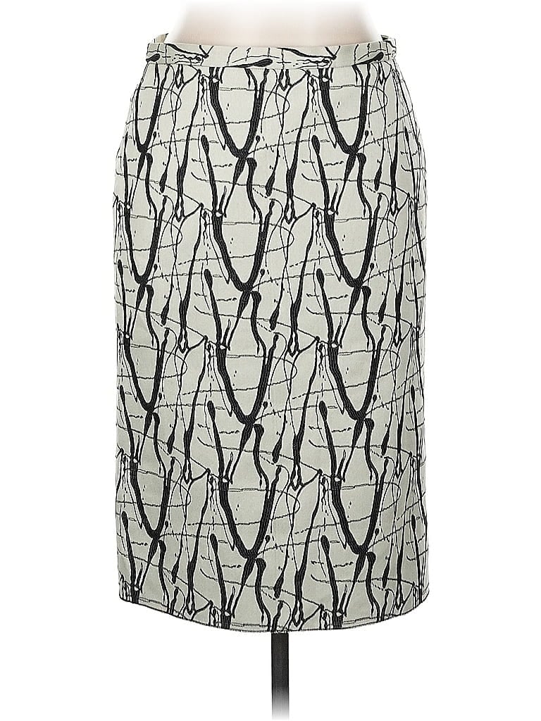 Pre-owned Bcbgmaxazria Formal Skirt In Gray