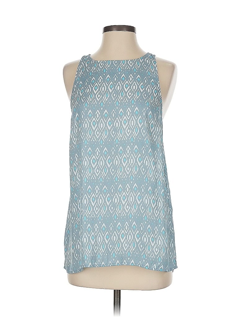 Pre-owned Cupcakes And Cashmere Sleeveless Blouse In Blue