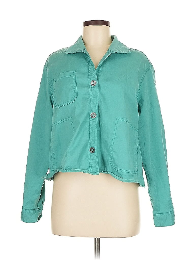 Pre-owned Chino By Anthropologie Jacket In Blue