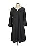 New Directions Solid Black Casual Dress Size S - photo 1