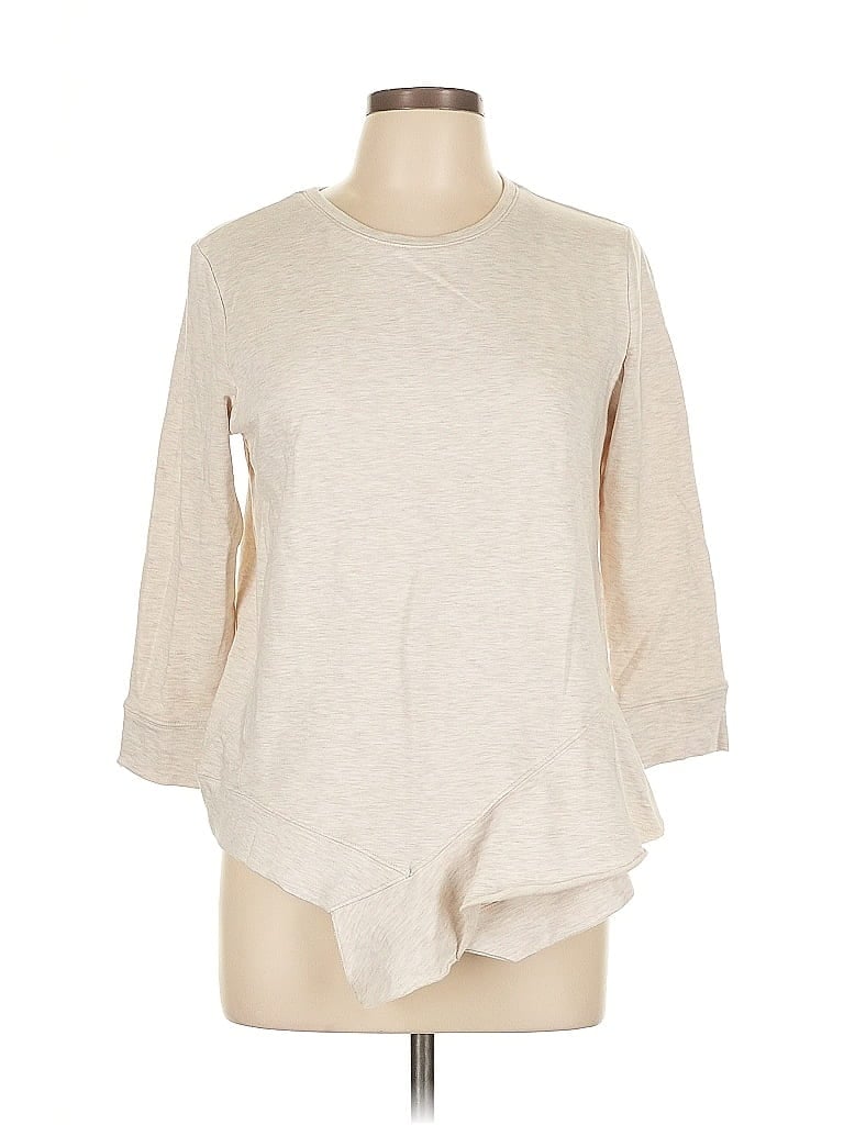 Pre-owned Simply Vera Vera Wang Sweatshirt In Brown