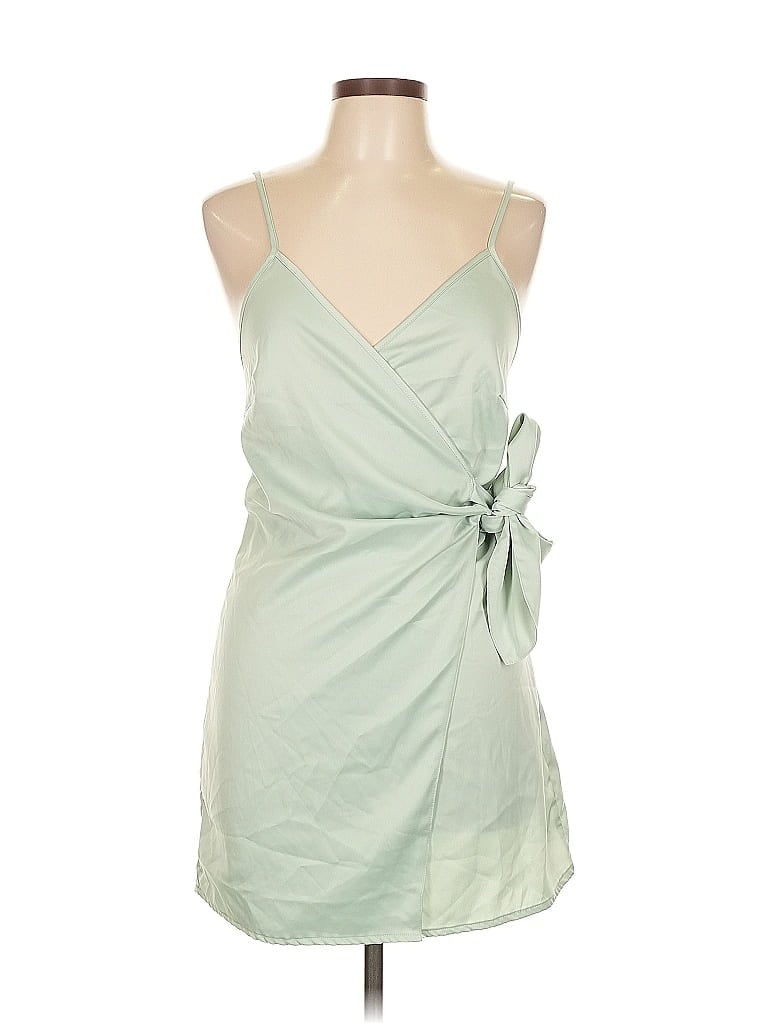 Pre-owned Nasty Gal Inc. Cocktail Dress In Green