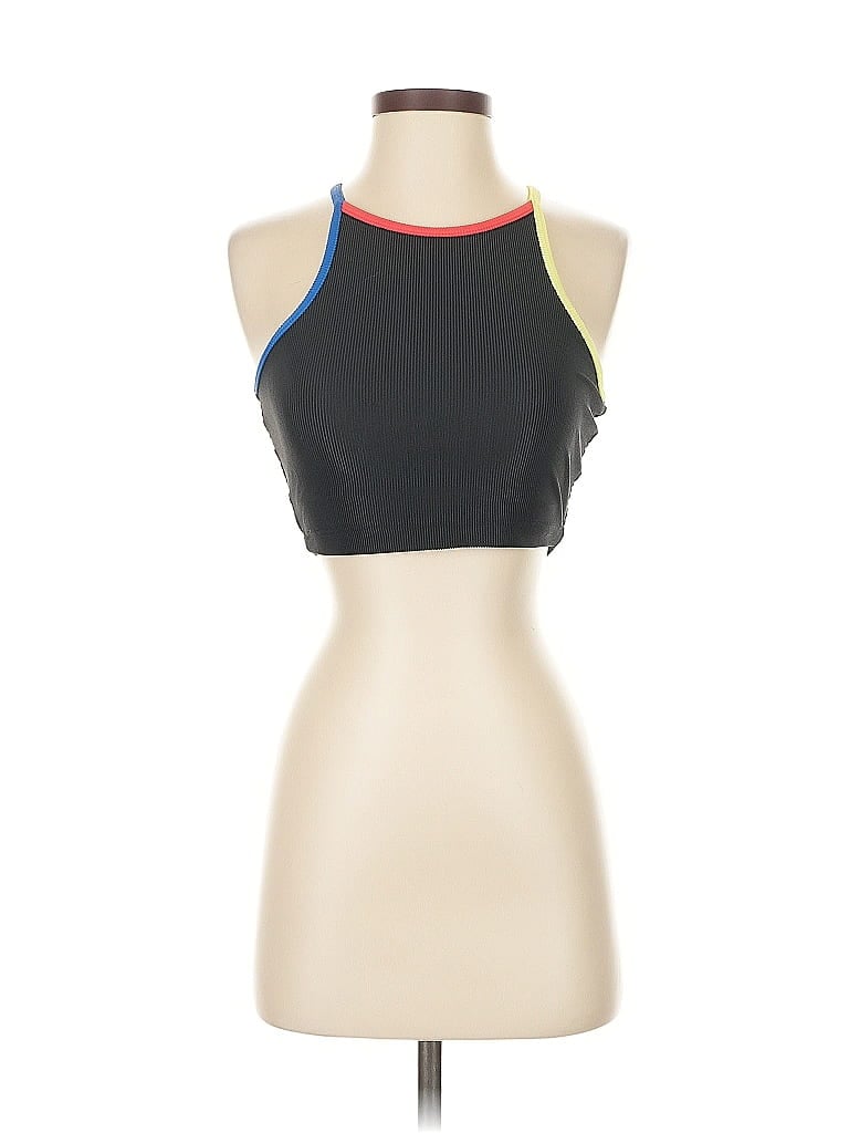 Pre-owned Beachriot Sport Tank Top Black Halter Neckline Tops