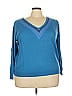 ModCloth Blue Pullover Sweater Size 4X - photo 1