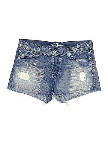 7 For All Mankind Denim Shorts (view 1)