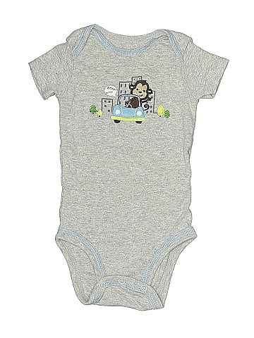 Just One Year by Carter's Short Sleeve Onesie (view 1)