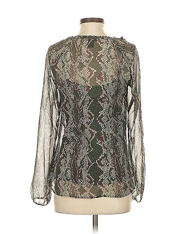 Ella Moss Long Sleeve Silk Top (view 2)