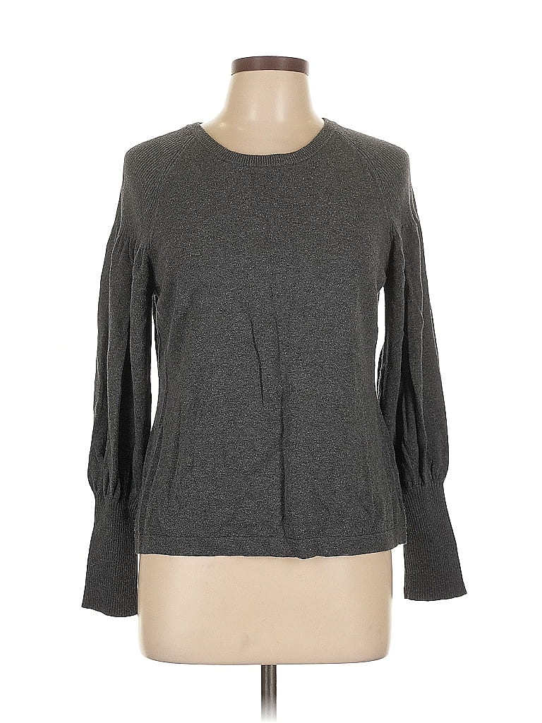 Pre-owned Vince Camuto Pullover Sweater In Gray