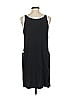 Lou & Grey Solid Black Casual Dress Size M - photo 2
