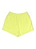 Fabletics Solid Yellow Green Athletic Shorts Size S - photo 2