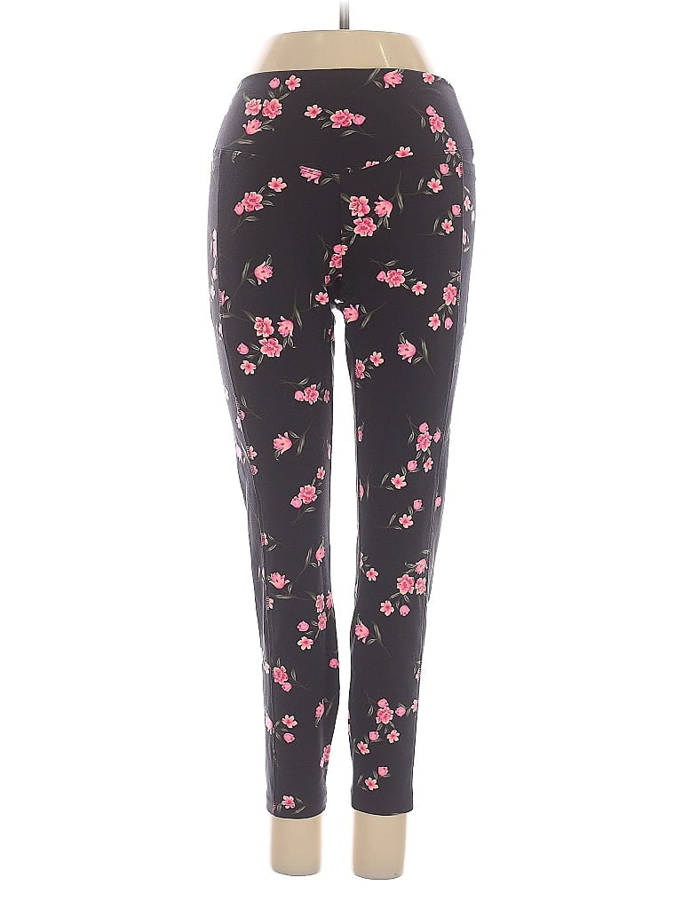 Pre-owned Victoria's Secret Pink Leggings In Black