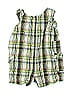Little Legends 100% Cotton Plaid Green Short Sleeve Onesie Size 6-9 mo - photo 2