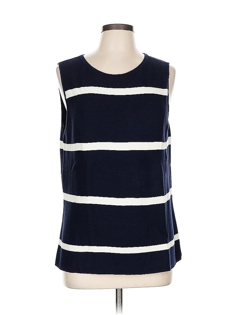 Pre-owned Talbots Sweater Vest In Blue