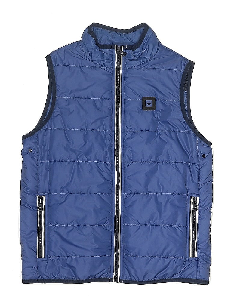 Click to view more detailed imagery on our partner's website Pre-owned Armani Collezioni Kids' Vest In Blue