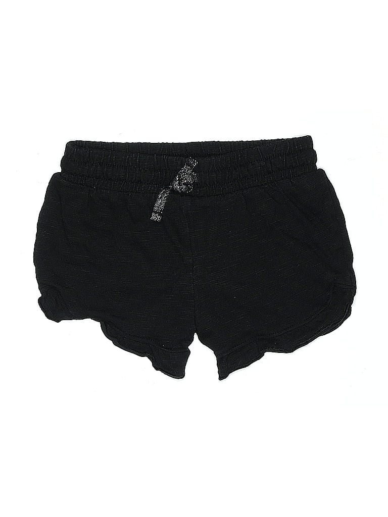 Jumping Beans Solid Black Shorts Size 6X - photo 1