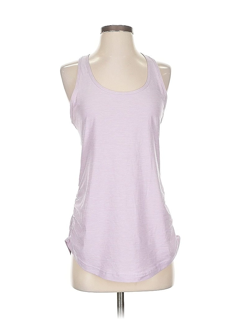 Pre-owned New Balance Tank Top Purple Halter Neckline Tops