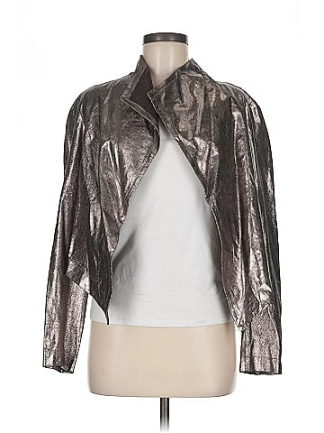 Nicole Miller Artelier Leather Jacket (view 1)