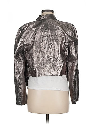 Nicole Miller Artelier Leather Jacket (view 2)