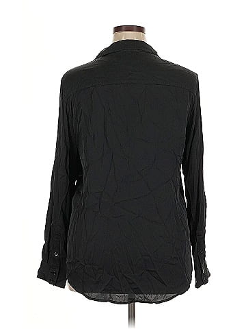 Quince Long Sleeve Silk Top (view 2)