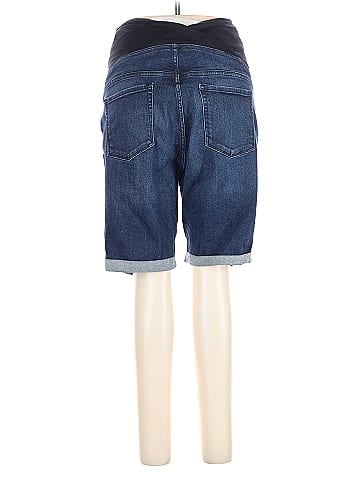 Isabel Maternity Denim Shorts (view 2)