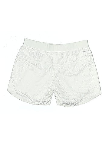 Nike 100% Polyester White Athletic Shorts Size M