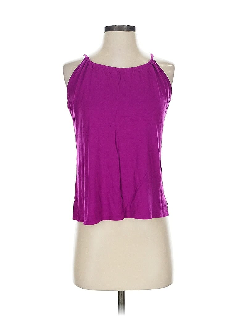 Pre-owned Old Navy Tank Top Purple Halter Neckline Tops