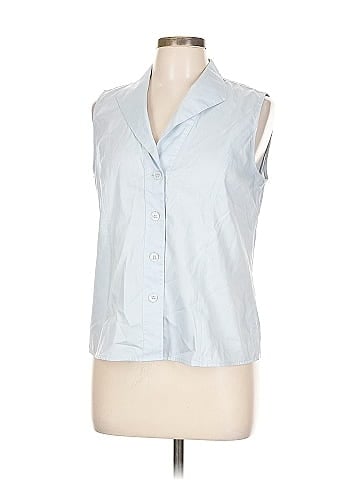 Calvin Klein Sleeveless Button-Down Shirt (view 1)