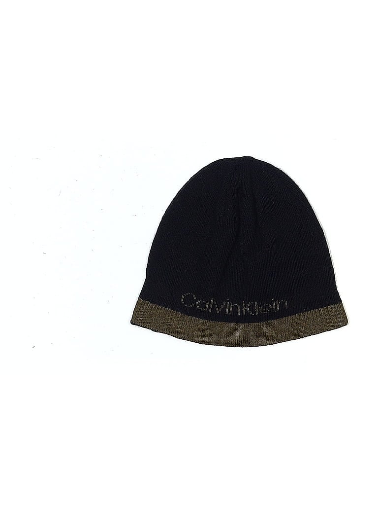 Pre-owned Calvin Klein Kids' Beanie Hat In Blue