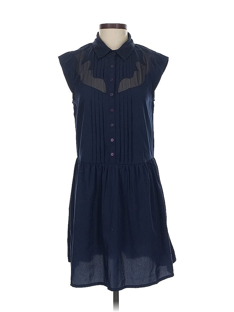 Click to view more detailed imagery on our partner's website Pre-owned Bar Iii Casual Dress In Blue